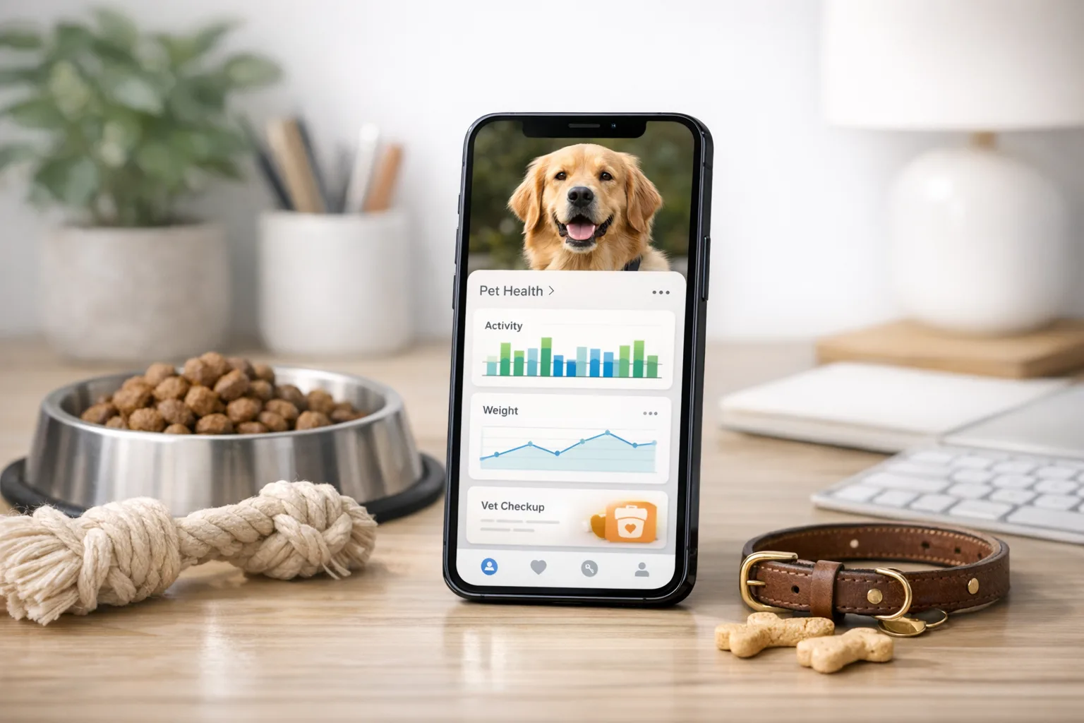 Pet Care Manager care dashboard preview